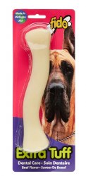 Fido Extra-Tuff Dental Care Chew Toy Beef Flavor Large