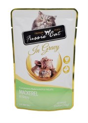 Fussie Cat Mackeral with Gravy Pouch 2.47oz