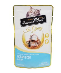 Fussie Cat Ocean Fish in Gravy Pouch 2.47oz