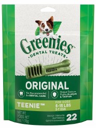 Greenies Original Teenie Dog Dental Treat 22 Pack