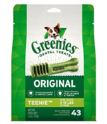 Greenies Original Teenie Dog Dental Treat 43 Pack