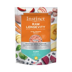 Instinct Raw Longevity Bites Cage-Free Chicken for Puppies Recipe 4lb