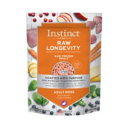 Instinct Raw Longevity Bites Farm-Raised Rabbit Recipe 4lb