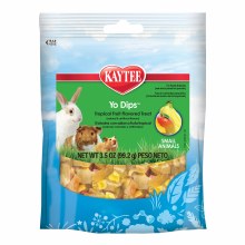 Kaytee Fiesta Yogurt Dipped Treats Tropical Fruit and Yogurt Mix for Small Animals 3.5oz