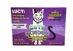 Lucy Pet Cats Incredible Lavender Scented Cat Litter 18lb