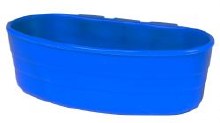 Miller 1 Pint Plastic Cage Cup Blue