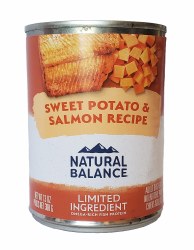Natural Balance Adult Dog Sweet Potato and Salmon Formula 13oz