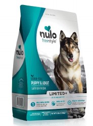 Nulo Dog Grain Free Freestyle High-Meat Kibble Limited +  Puppy and Adult Salmon Recipe 4lb