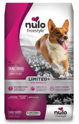 Nulo Dog Grain Free Freestyle High-Meat Kibble Limited+ Small Breed Adult and Puppy Turkey Recipe 10lb