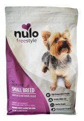 Nulo Dog Grain Free Freestyle High-Meat Kibble for Small Breeds Salmon and Red Lentils Recipe 4.5lb