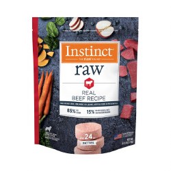 Instinct Raw Frozen Patties Beef Recipe 6lb