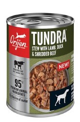 Orijen Grain Free Tundra Stew with Shredded Beef, Duck and Lamb 12.8oz