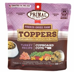 Primal Freeze-Dried Raw Toppers Grain Free Turkey 3.5oz