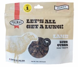 Primal Dehydrated Lamb Lets All Get a Lung! Treats 1.5oz