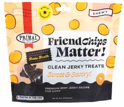 Primal FriendChips Matter! Beef Jerky Treat 4oz