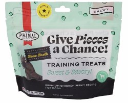 Primal Give Pieces a Chance! Chicken Jerky Treats 4oz