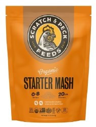 Scratch and Peck Organic Starter 20.5% Protein Mash 10lb