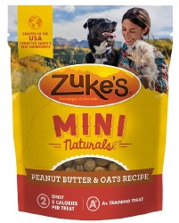 Zuke's Mini Naturals Peanut Butter and Oats 16oz