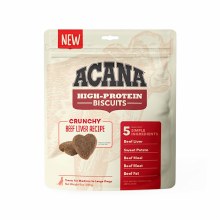 Acana High Protein Crunchy Beef Liver Treats for Medium to Large Dogs 9oz