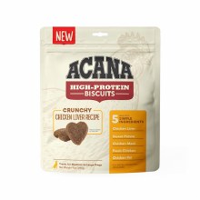 Acana High Protein Crunchy Chicken Liver Treats for Medium to Large Dogs 9oz