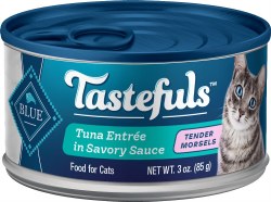 Blue Buffalo Tastefuls Tender Morsels of Tuna in Gravy with Brown Rice 3oz