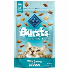 Blue Bursts Savory Seafood Cat Treats 2oz