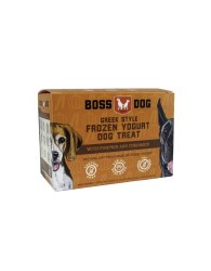 Boss Dog Greek Style Frozen Yogurt for Pets Pumpkin and Cinnamon 4 Pack