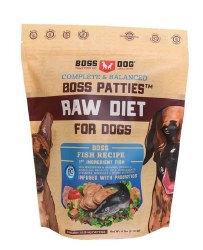 Boss Dog Raw Frozen Fish Patties 6lb