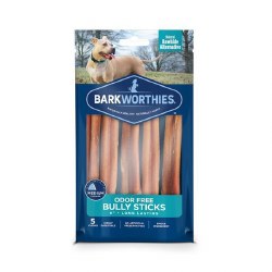 Barkworthies Odor Free Bully Sticks 5ct