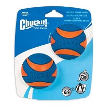 Chuckit! Ultra Squeaker Ball Medium 2 Pack