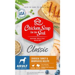 Chicken Soup for the Soul Dog Classic Adult Chicken, Turkey and Brown Rice Recipe 13.5lb