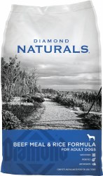 Diamond Naturals Adult Dog Beef and Rice Formula 40lb