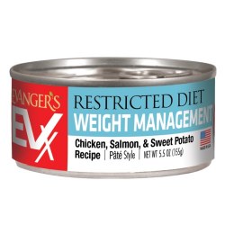 Evanger's EVX Restricted Diet Weight Management Chicken, Salmon, & Sweet Potato Pate 5.5oz