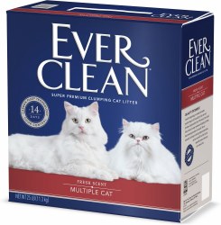 Ever Clean Lightly-Scented Multiple Cat Clay Litter 25lb