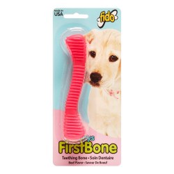 Fido First Bone Beef Mid-Size in Pink