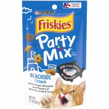 Friskies Party Mix Beachside Crunch Adult Cat Treats 2.1oz