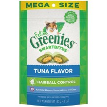 Feline Greenies Smartbites Hairball Control Treats Tuna Flavor 4.6oz