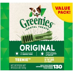 Greenies Original Teenie Dog Dental Treat 130 Pack