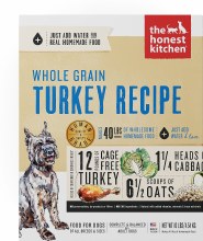 Honest Kitchen Dog Dehydrated Whole Grain Turkey Recipe (Keen) 10lb
