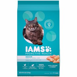 Iams Proactive Health Indoor Health and Hairball Care with Chicken and Turkey 16lb