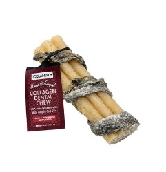 Icelandic+ Beef Collagen Dental Chew with Cod 4"