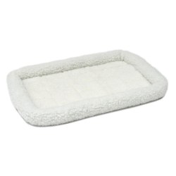 Midwest Quiet Time Deluxe White Bolster Bed 22"