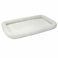 Midwest Quiet Time Deluxe White Bolster Bed 36"