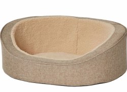 Midwest Quiet Time Deluxe Tan Hudson Bed Extra Small