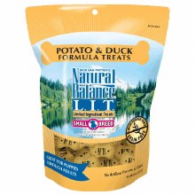 Natural Balance L.I.T. Potato and Duck Treats for Small Breeds 8oz