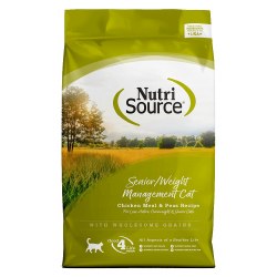 NutriSource Senior Cat and Weight Mangement 6.6lb