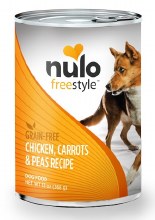 Nulo Dog Grain Free Freestyle Chicken, Carrots, and Peas Recipe 13oz