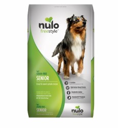 Nulo Dog Grain Free Freestyle High-Meat Kibble for Seniors Trout and Sweet Potato Recipe 11lb