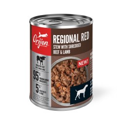 Orijen Grain Free Regional Red Stew with Shredded Beef and Lamb 12.8oz