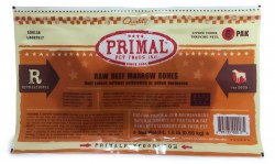 Primal Raw Frozen Beef Marrow Bones 6 Pack